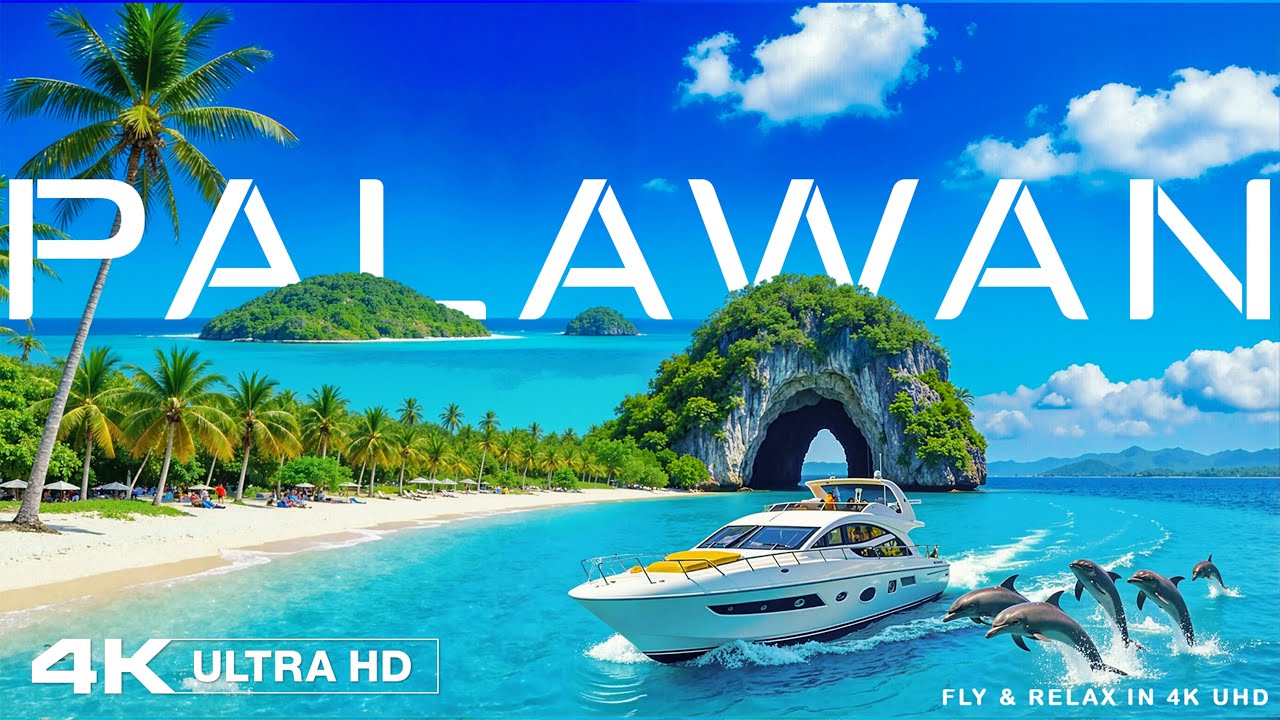 Палаван, Филиппины 4K – Тропический рай жемчужины Юго-Восточной Азии - ВИДЕО 4K UHD