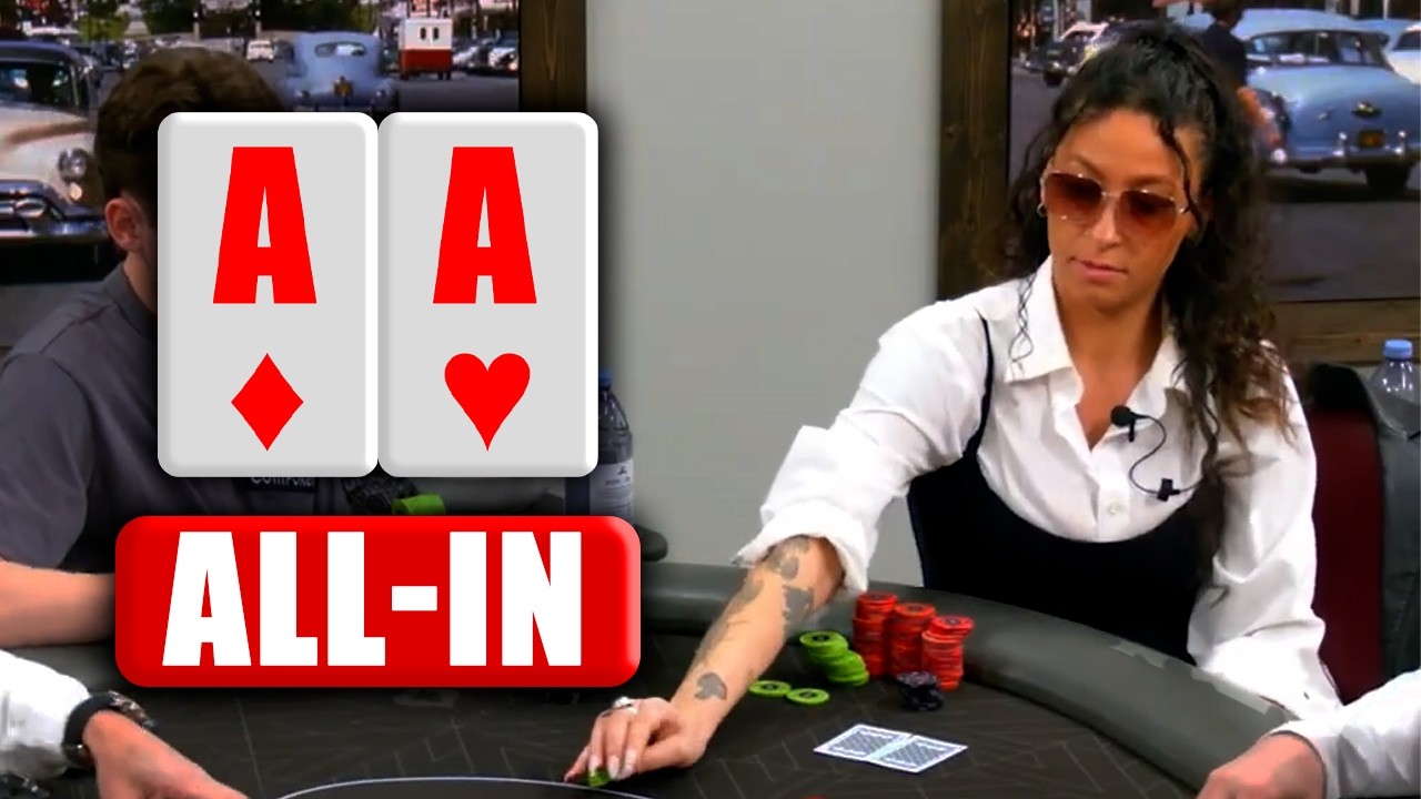 Shes' All In With Pocket Aces