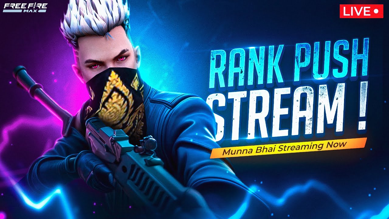 Grandmaster Live Rank Push Free Fire Telugu - Munna Bhai is Live ...
