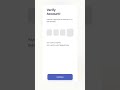 Flutter verify account OTP screen — one command install #flutter