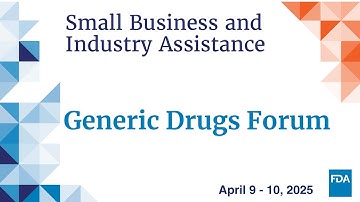 Generic Drugs Forum (GDF) 2025 - Day 1