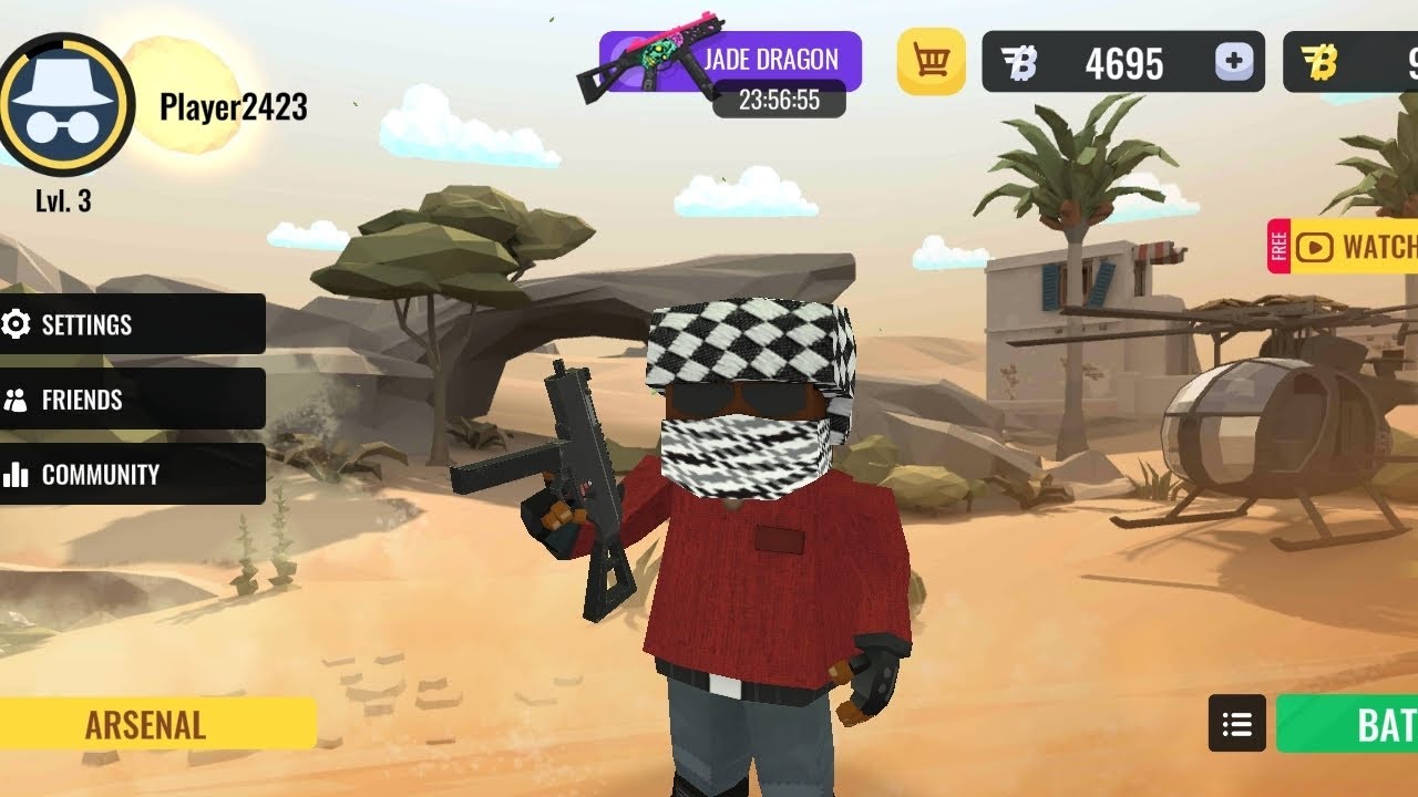 Block field death match mode gameplay - YouTube