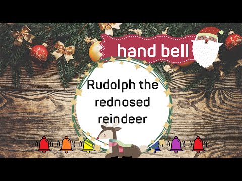 Rudolph The Rednosed Reindeeer Hand Bell 루돌프사슴코 핸드벨