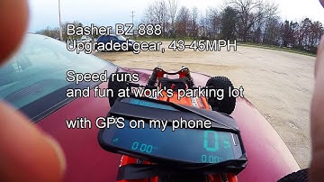 RC Car-BZ-888 1/8 RC Buggy 45MPH speed runs--16-4-27