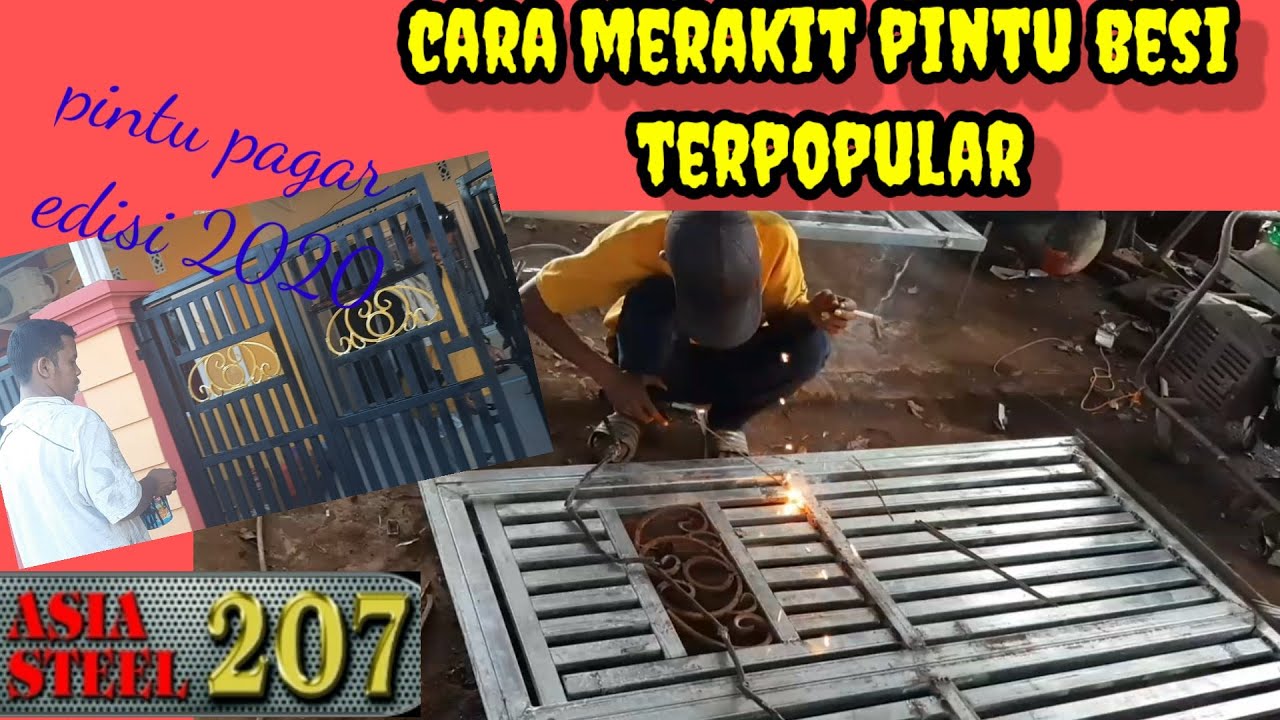  cara  merakit pintu  besi  minimalis terbaru terpopular 