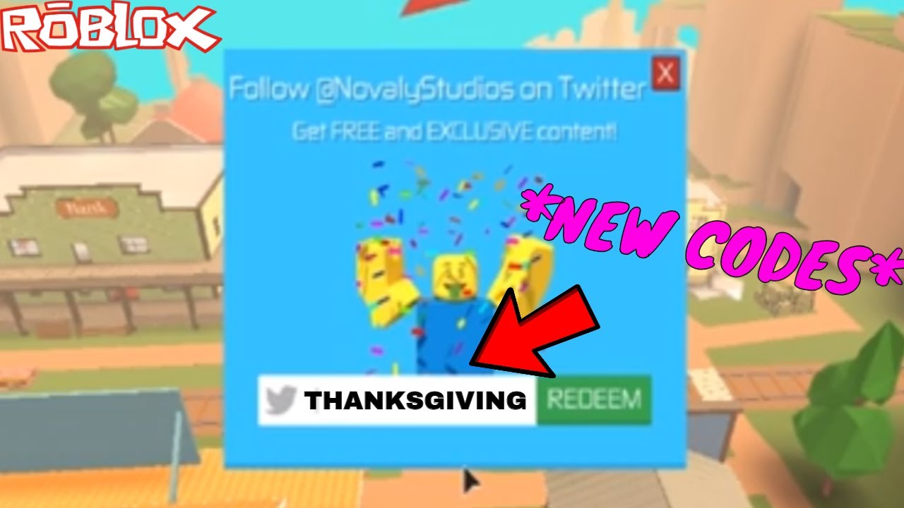 New Roblox Bandit Simulator Codes Thanksgiving Code Roblox Bandit Simuilator Codes Youtube - all roblox bandit simulator codes new youtube