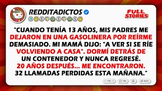 When I was 13, my parents left me at a gas station for laughing too much...