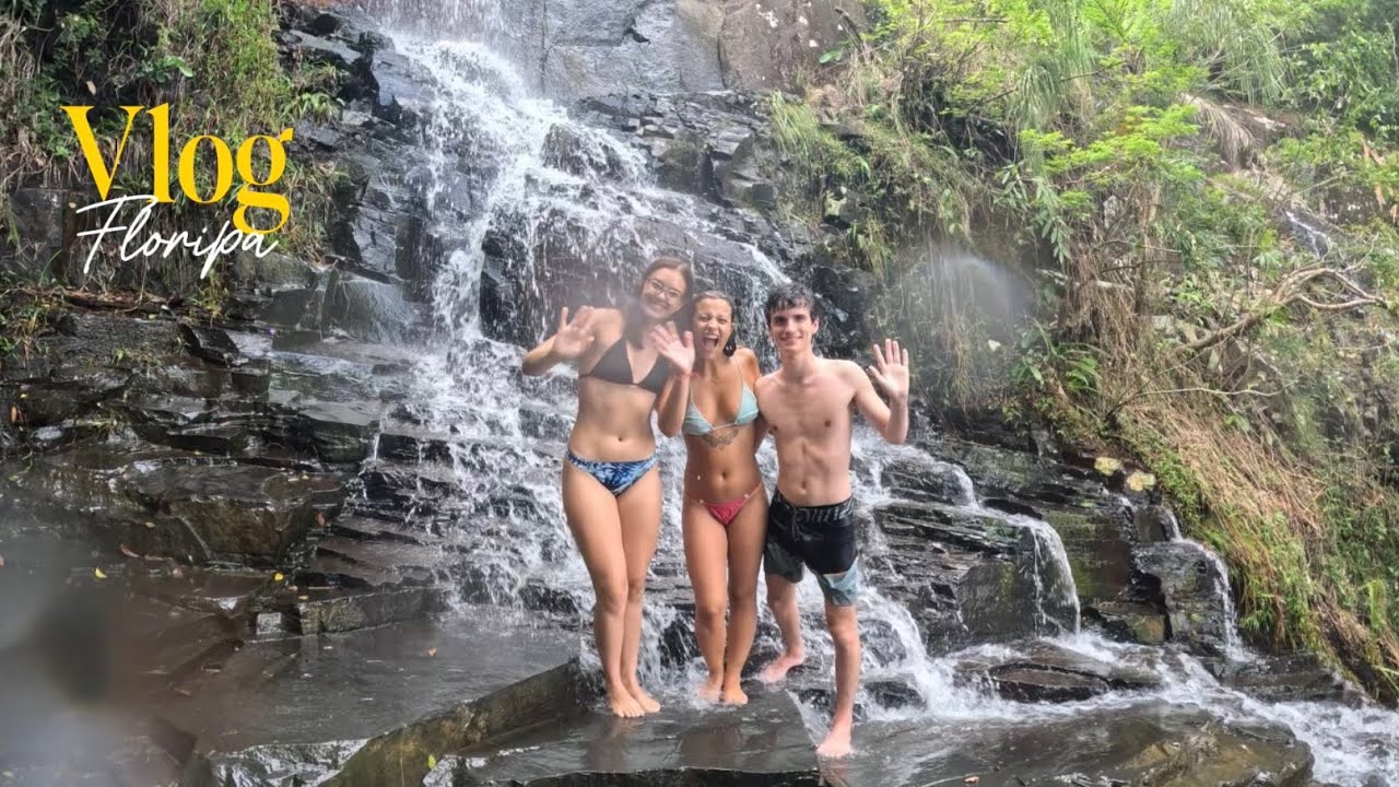 Vlog de cachoeira| vem conhecer com a gente a cachoeira da Costa da Lagoa(Floripa-sc)💛