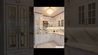 modular kitchen cabinet furniture design pure white 🤍 #trendingshorts #modularkitchen #woodenfurnit