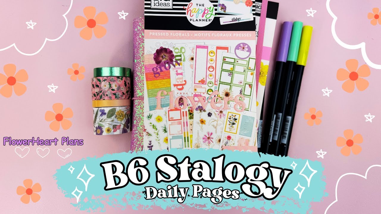 B6 Stalogy - Decorating Daily Pages April 8-14 - Happy Planner Stickers ...