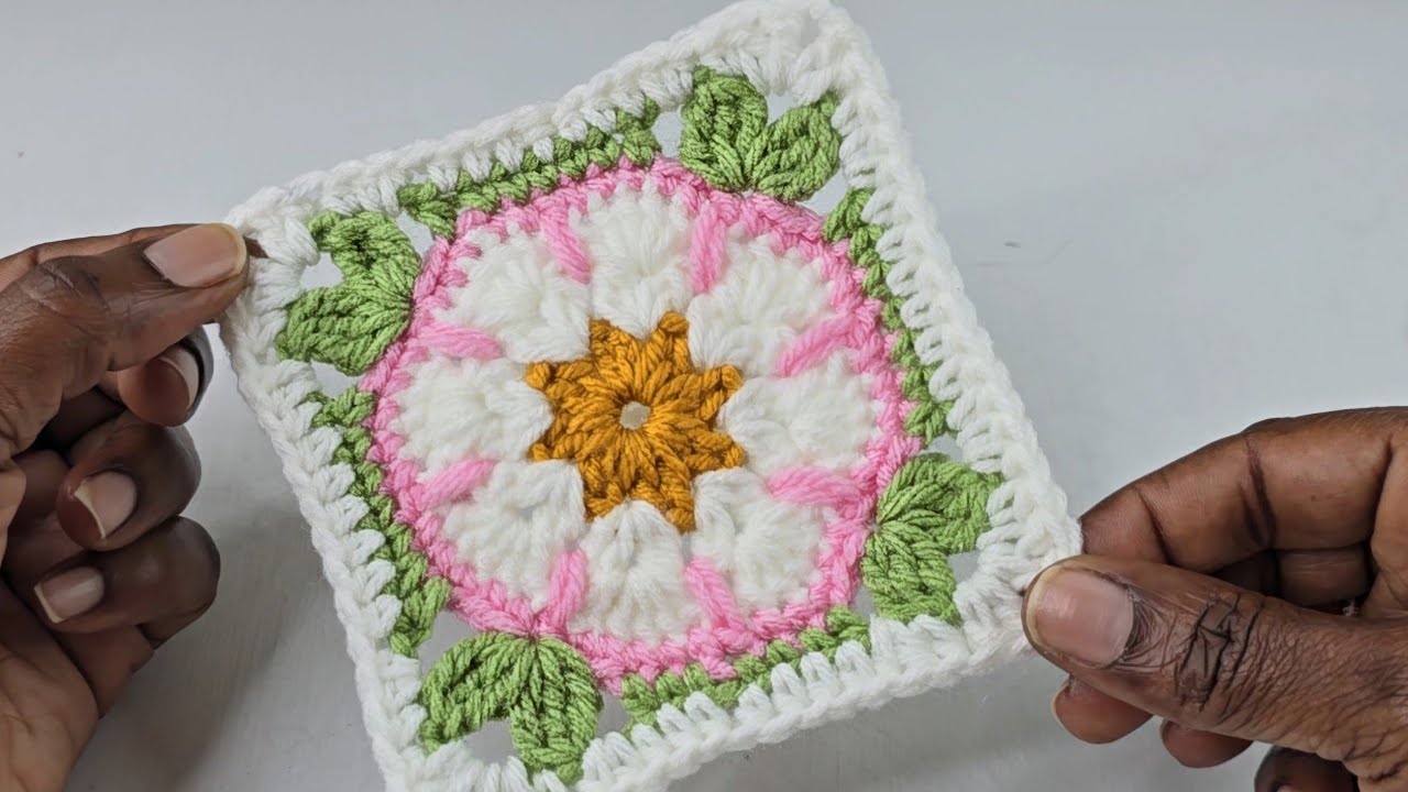 how-to-crochet-african-flower-granny-square-youtube