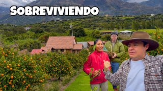 24 HORAS SOBREVIVIENDO en nuestro HUERTO con un GRINGO y Lucy Rich ⏰🌶️ Josué y Elie 