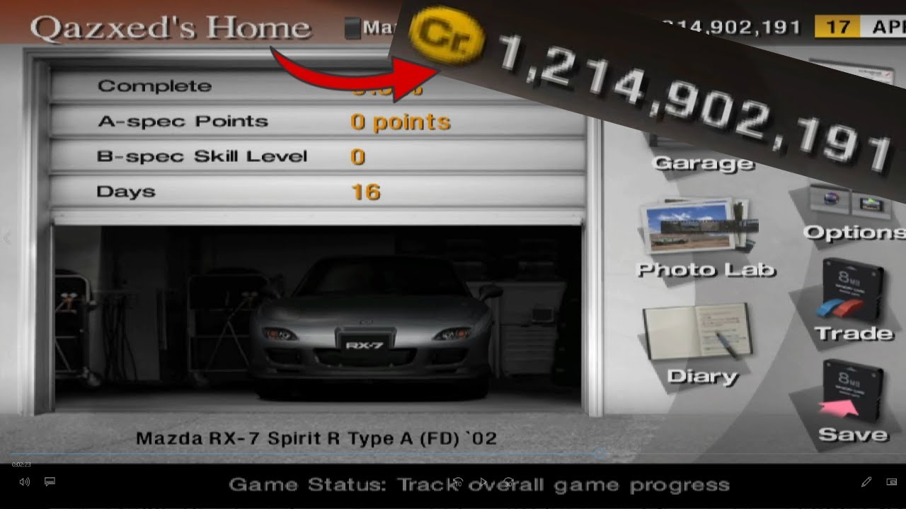 Gran Turismo 4 Money Cheat PS2 Codes LEAKED! 