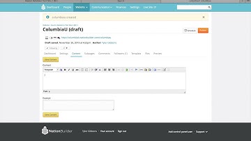 CAA + NationBuilder: Creating a new "Top-Nav" Page