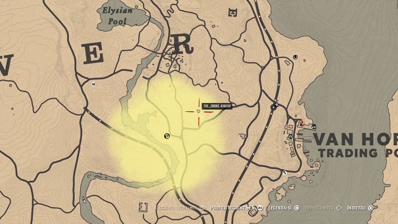 Карта сокровищ южный роанок rdr2 online