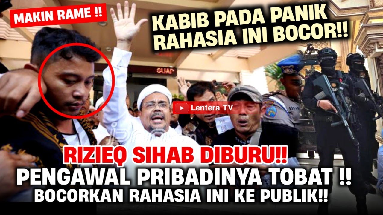 🔴RIZIEQ DIBURU!! KABOR KETAKUTAN RAHASIA KELICIKAN BAALAWI DIBONGKAR AJUDANNYA