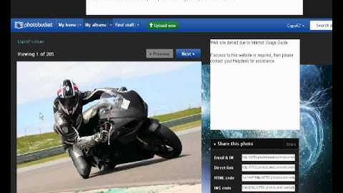 Tutorial for using photobucket to post pictures