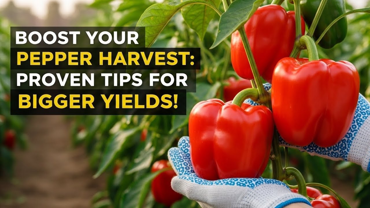 Увеличьте урожай перца: проверенные советы для повышения урожайности!