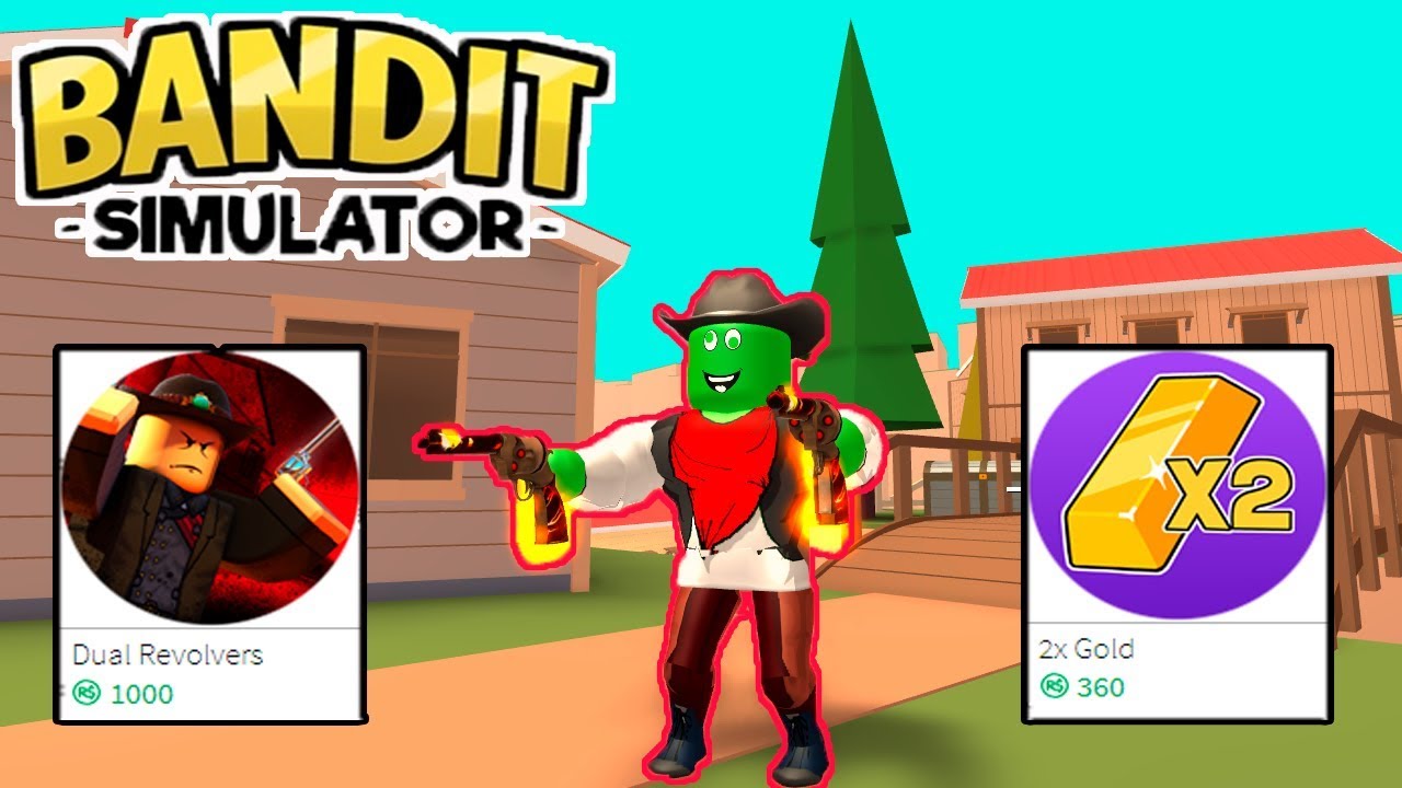 New Bandit Simulator Double Revolver And More Youtube - youtube roblox bandit simulator