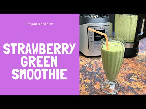 how-to-make-instant-pot-cooking-blender-strawberry-green-smoothie