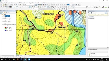 TUTORIAL DIGITASI BATAS SUNGAI DAN JALAN PADA ARCGIS 10.2.2