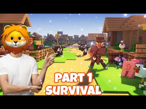 minecraft survival series part 1 found village - YouTube