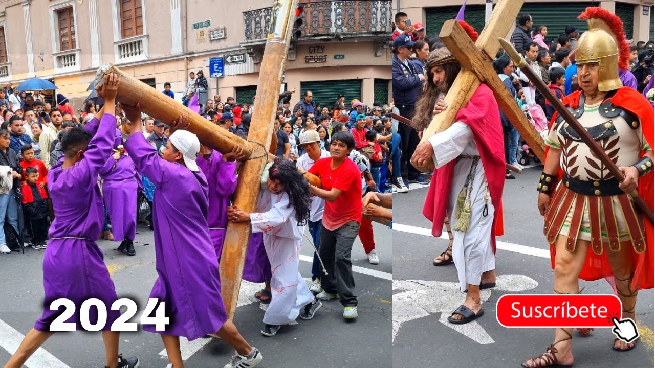 🕊️ Impactante Procesión JESÚS DEL GRAN PODER: Semana Santa QUITO - ECUADOR 🇪🇨