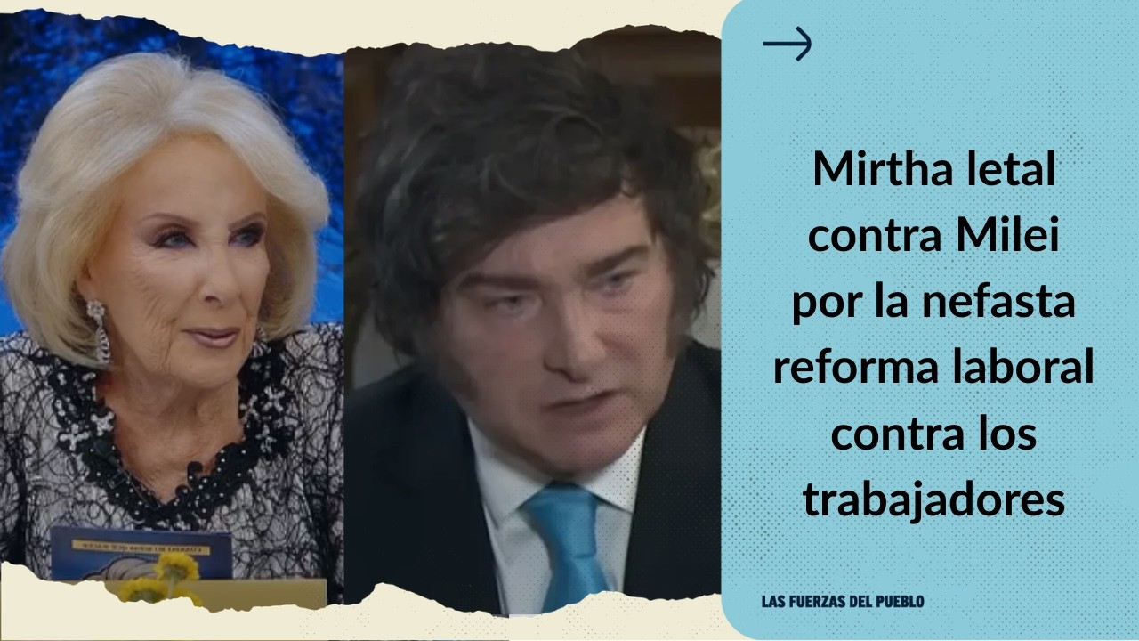 ¡Mirtha hizo pedazos la reforma laboral de Milei al aire en la mesaza y dejó mudos a todos!