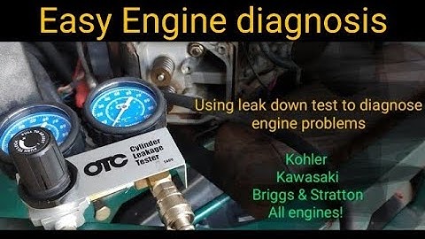 Doing a Leak Down Test to diagnose engine issues. The easy way to confirm problems on engines