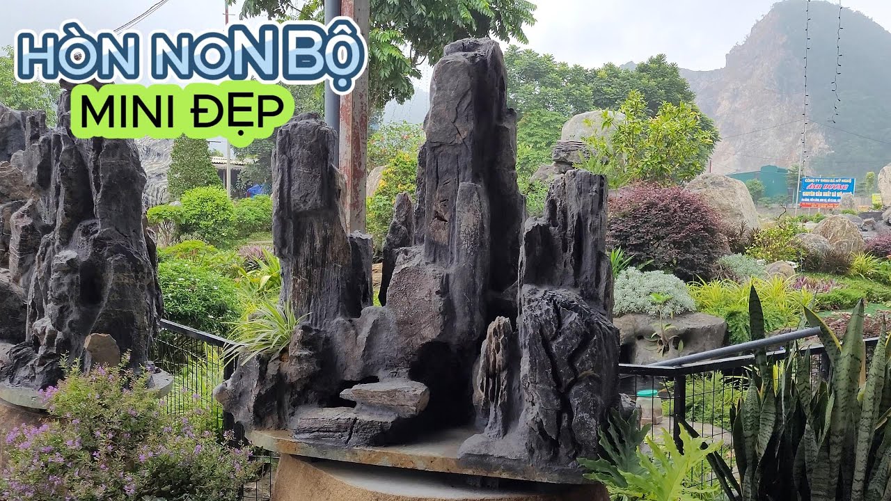 Hòn non bộ mini đẹp từ đá tự nhiên