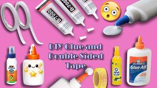 DIY Powerful Glue &amp; Double Sided Tape ! 5 Hacks
