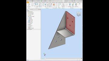 Working on Sheet Metal in Autodesk Inventor #3dmodeling #autodeskinventor #shorts