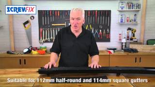 Screwfix - FloGuard Black PVC Gutter Guard