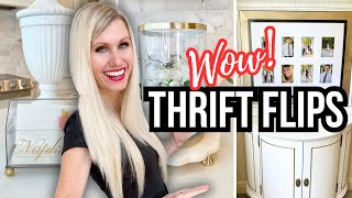 FLIPPING *THRIFT STORE* FINDS Into DESIGNER HOME DECOR On A BUDGET!