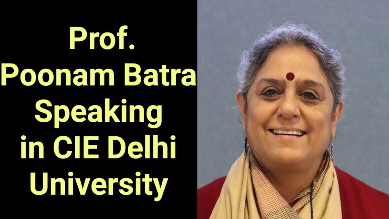 Prof. Poonam Batra, CIE DU | Speech in Conference on "Content Development of Social Science" 