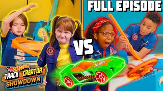 Team @KamdenboyKyraboo VS @AforAdley and Niko! | Track Creator Showdown | Episode 1 | Hot Wheels