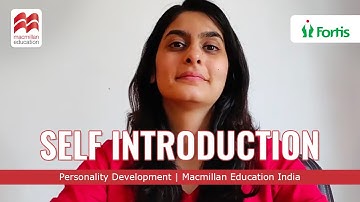 Self Introduction  | Personality Development | Macmillan Education India