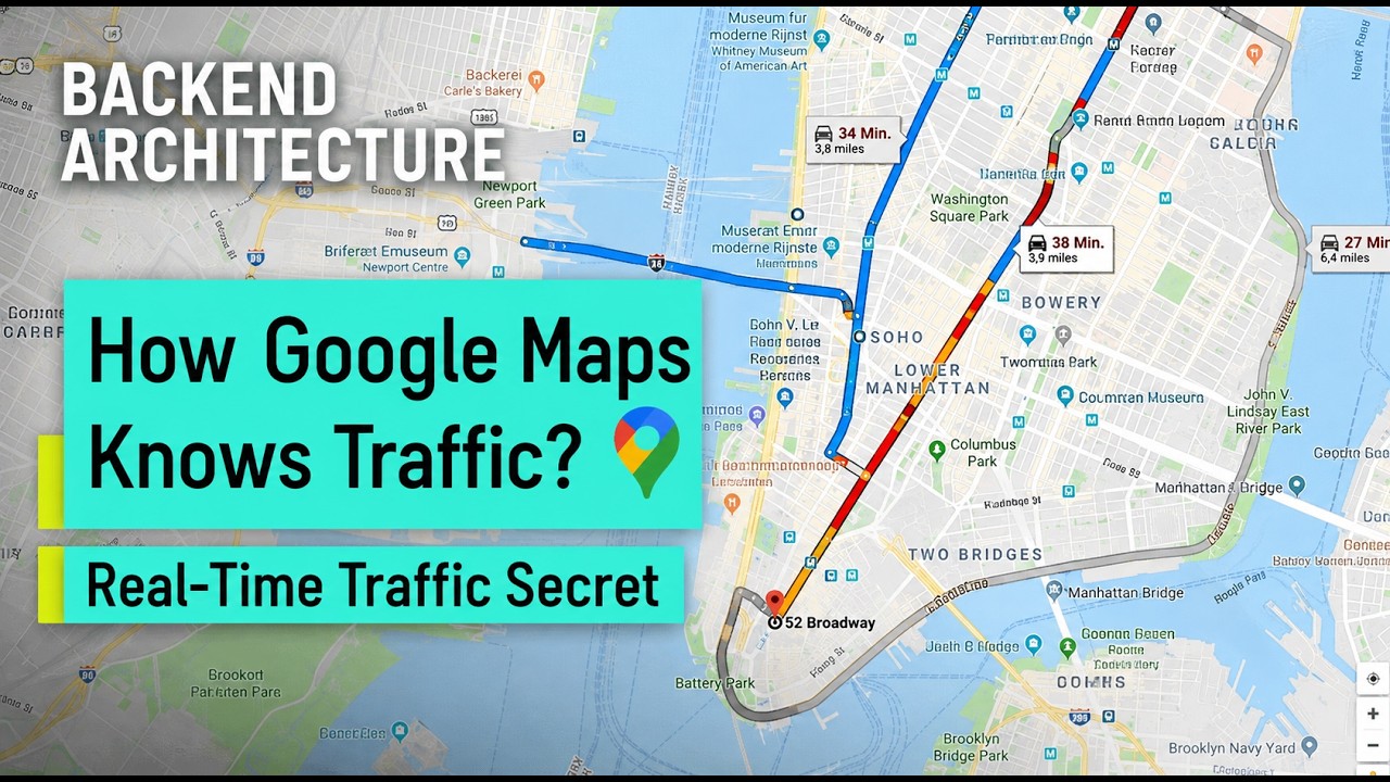 How Google Maps Predicts Traffic in Real-Time 🚦
