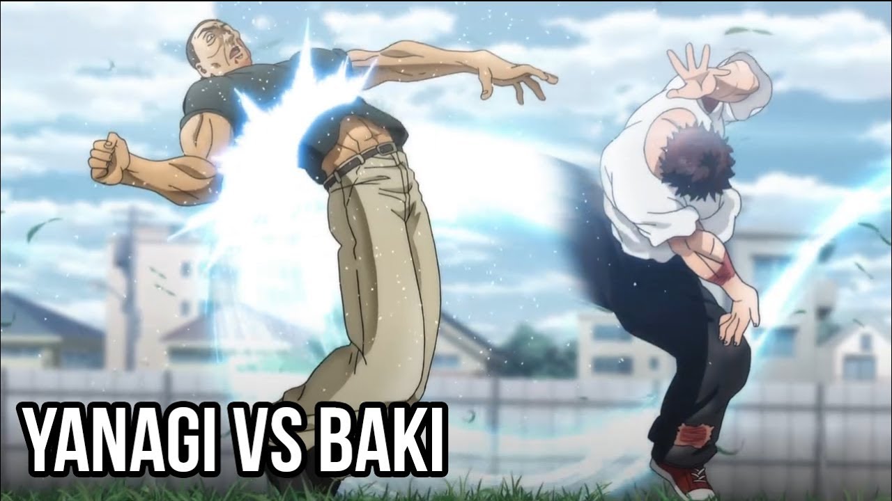 Baki vs Yanagi Baki use whip stance like Yanagi (Baki 2018) YouTube