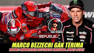 BENAR-BENAR MUAK !! BEZZECHI BEBERKAN PEMBELAAN TEGAS UNTUK MARC~ FIKS MARC MARQUEZ AKHIRNYA TENANG?