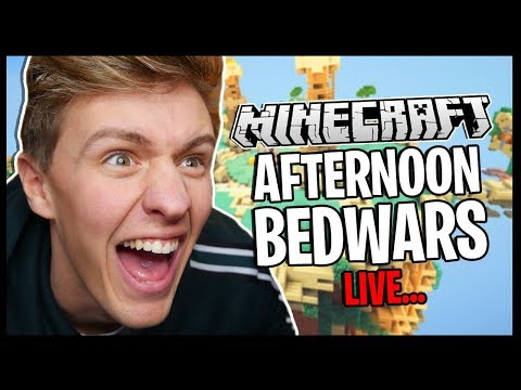 AFTERNOON MINECRAFT BEDWARS!! *Come Play* | Minecraft Minigames Livestream - AFTERNOON MINECRAFT BEDWARS!! *Come Play* | Minecraft Minigames Livestream