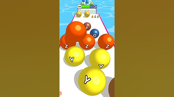 AZ Run Ball - ABC Runner  | Run Ball 2048 Level 58 | Android, iOS Gameplay