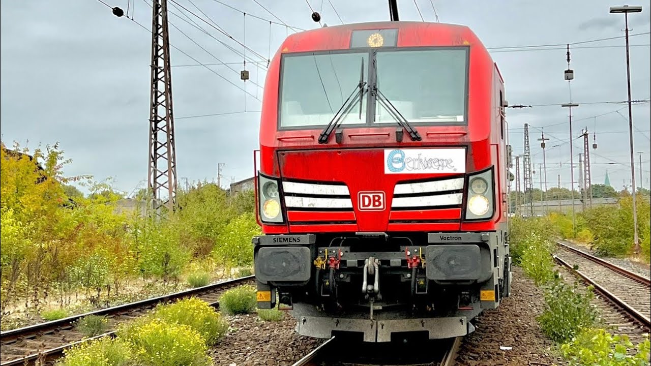 Führerstandsmitfahrt Streckenkunde Cabview BR 193 Hamm Westf über Duisburg nach Oberhausen 4K