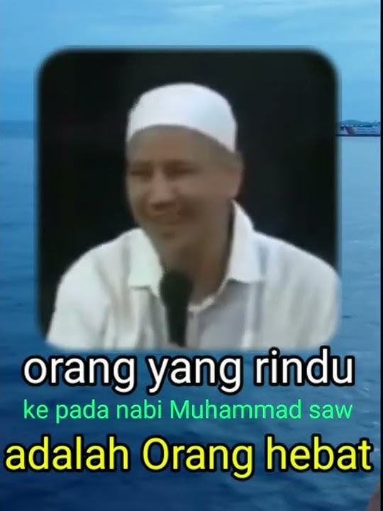 Habib novel :  yang bisa rindu pada nabi muhammad s.a.w adalah orang hebat