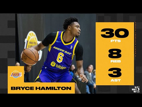 Bryce Hamilton Leads Lakers To No. 1 Seed In Showcase Cup With 30-Point Performance