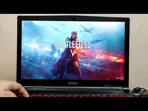 Battlefield V Gameplay on MSI GL63 8RE (i7 8th Gen) (GTX 1060) 