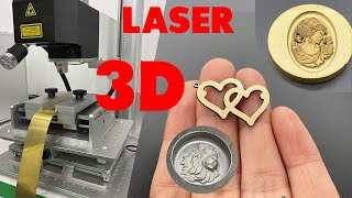 China 3D Fiber Laser Engraving Machine for metal jewelry