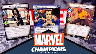 MARVEL CHAMPIONS Playthrough with Jessica Jones & Luke Cage vs Hammerhead