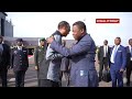 Rwanda's President driving his Togolese counterpart Faure Gnassingbé from the Airport to the Hotel