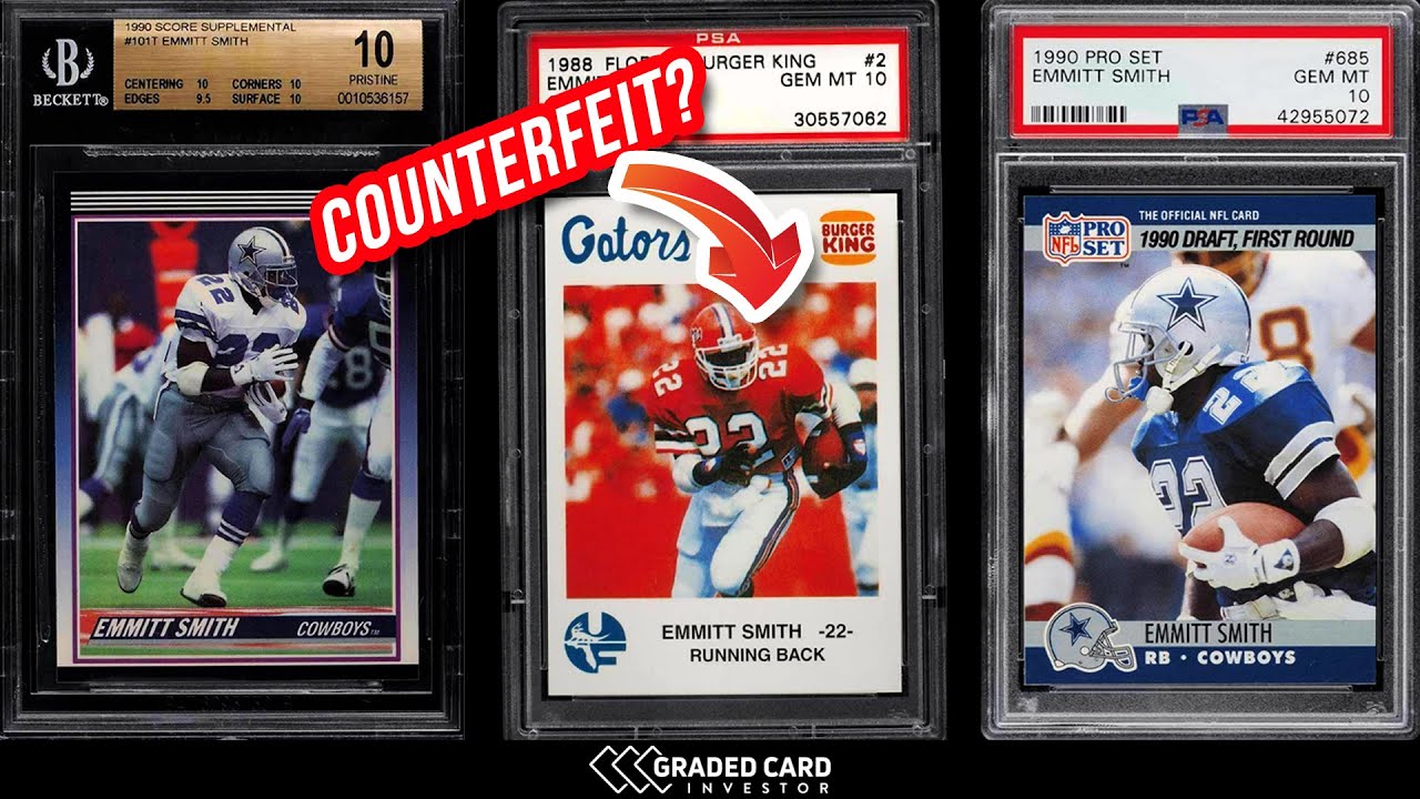 Emmitt Smith Rookie Card How Much Is It Worth